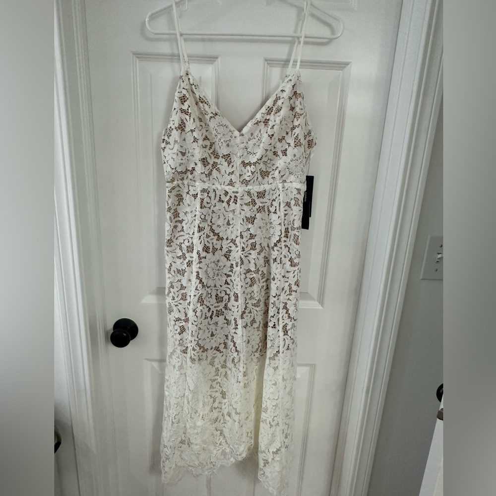 Lacy white dress